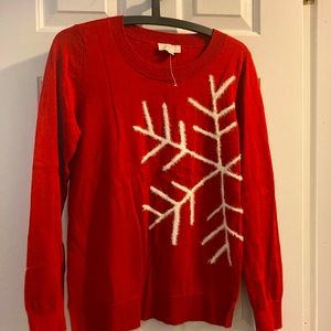 LOFT Snowflake Sweater